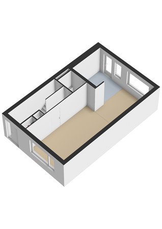 Floorplan - Van den Berghlaan 351, 2132 AK Hoofddorp